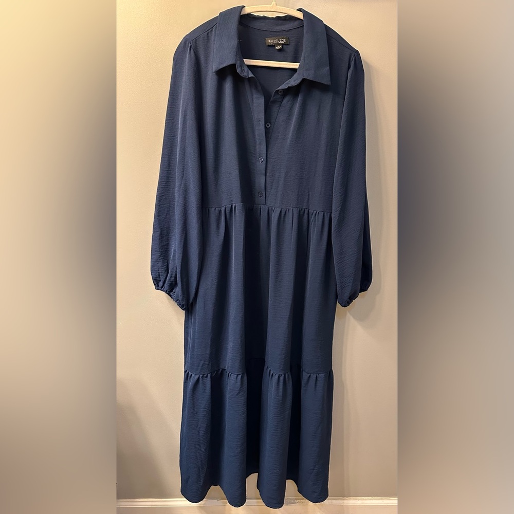 Rachel Zoe Midnight Blue Dress Size Large